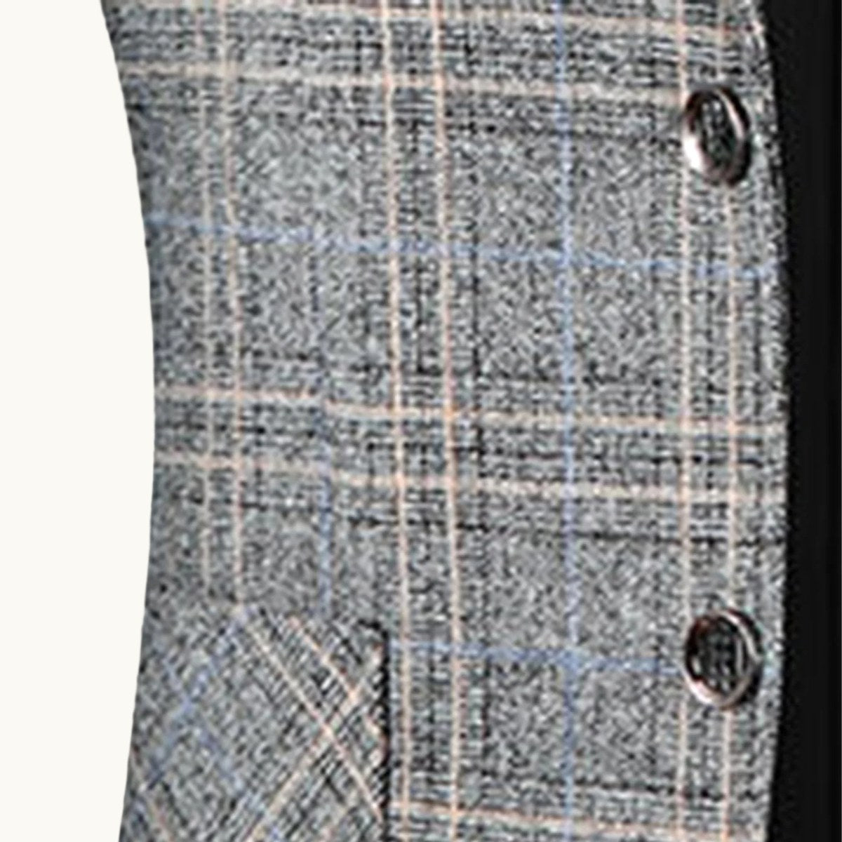 Warren | Men's Checked Lightweight Slim Fit Blazer, Smart Casual Blazer Suit | Bella Blue
