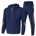 Warren | Men's Relaxed-Fit Tracksuit, Contemporary Two-Piece Set | Bella Blue