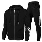 Warren | Men's Relaxed-Fit Tracksuit, Contemporary Two-Piece Set | Bella Blue