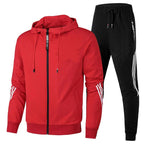 Warren | Men's Relaxed-Fit Tracksuit, Contemporary Two-Piece Set | Bella Blue