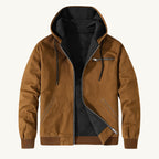 Wesley | Men's Hooded Fleece-Lined Jacket, Warm Winter Coat | Bella Blue