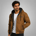 Wesley | Men's Hooded Fleece-Lined Jacket, Warm Winter Coat | Bella Blue