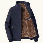 Wyatt | Men's Fleece-Lined Jacket, Relaxed Structured Autumn Jacket | Bella Blue