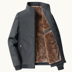 Wyatt | Men's Fleece-Lined Jacket, Relaxed Structured Autumn Jacket | Bella Blue