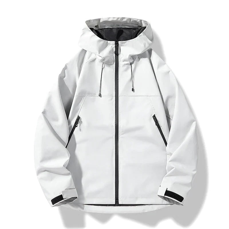 Xavier | Women's Hooded Shell Jacket, Lightweight Windproof Coat | Bella Blue