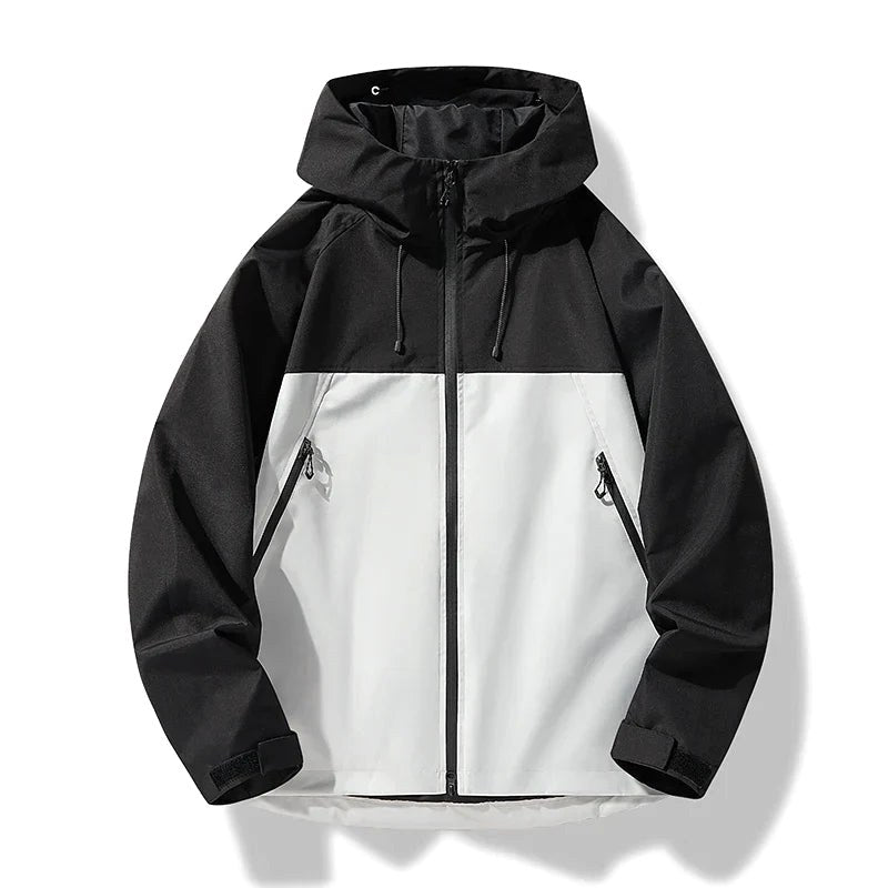 Xavier | Women's Hooded Shell Jacket, Lightweight Windproof Coat | Bella Blue