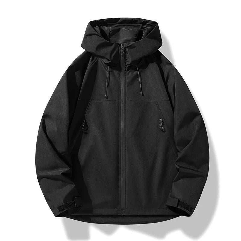 Xavier | Women's Hooded Shell Jacket, Lightweight Windproof Coat | Bella Blue