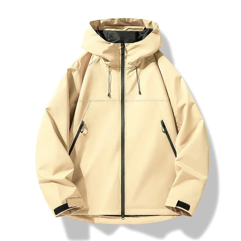 Xavier | Women's Hooded Shell Jacket, Lightweight Windproof Coat | Bella Blue