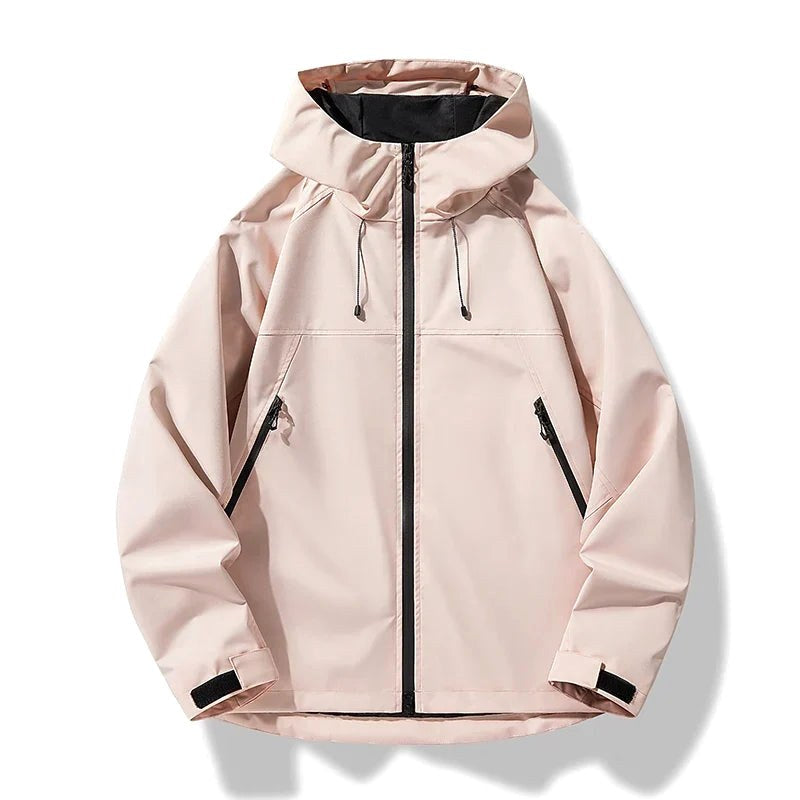 Xavier | Women's Hooded Shell Jacket, Lightweight Windproof Coat | Bella Blue