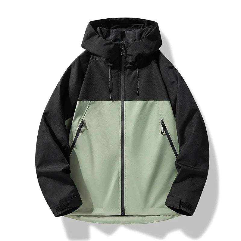 Xavier | Women's Hooded Shell Jacket, Lightweight Windproof Coat | Bella Blue